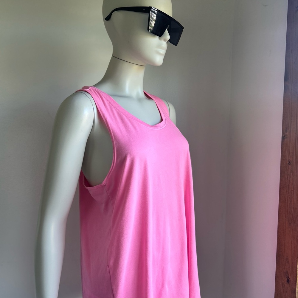 Athletic L Pink Sleeveless Top